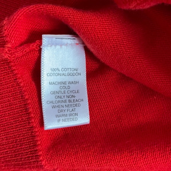 Ann Taylor LOFT XSP Red Cardigan 100% Cotton - Picture 3 of 3